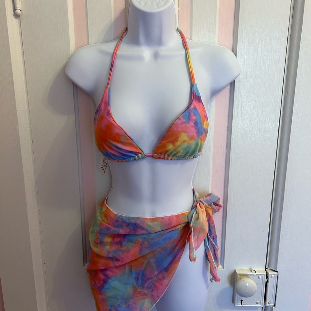 Women’s and children lot of swimsuits.